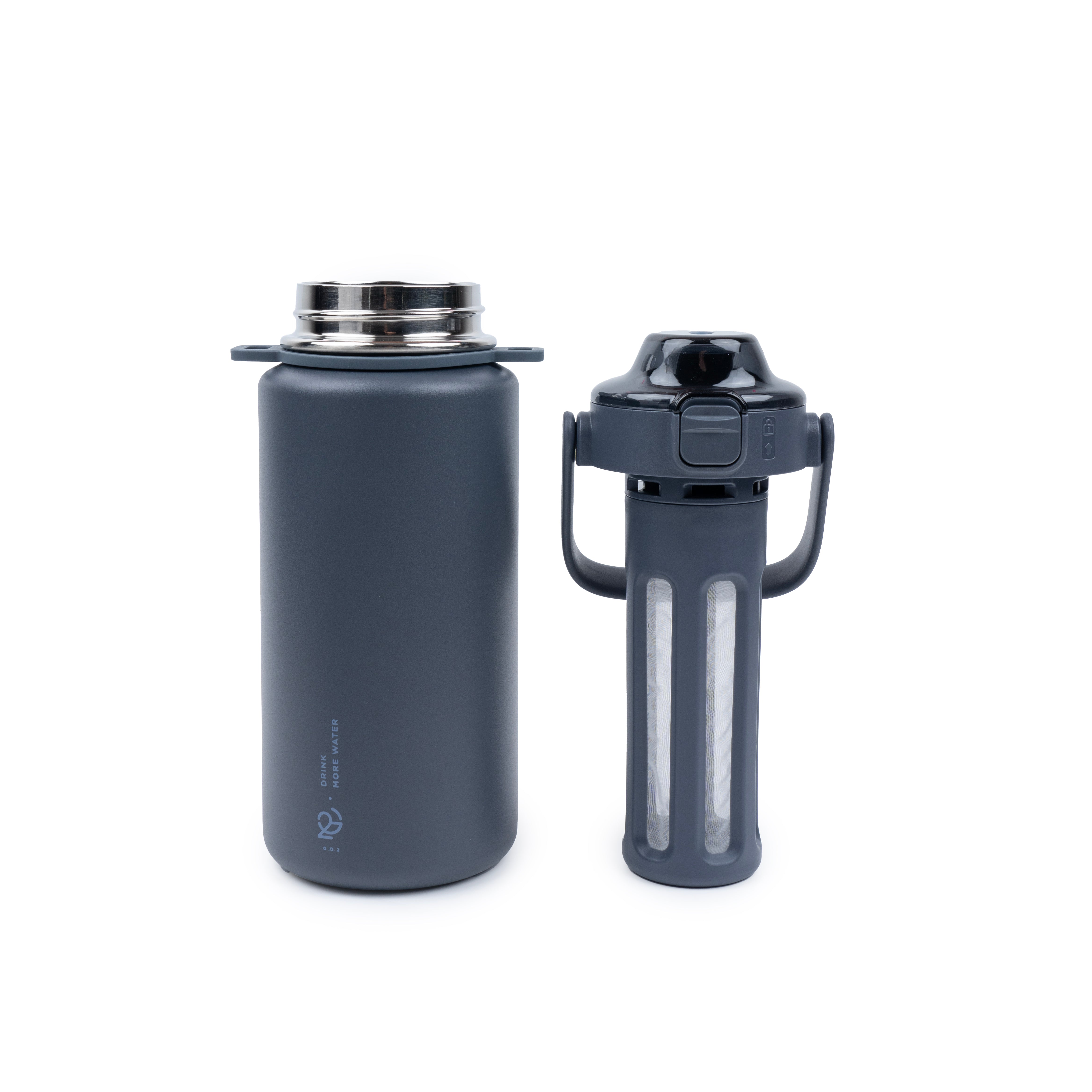 Botella Térmica Explorer 950 ml | Acero Inoxidable con Infusor, Tapa de Seguridad y Strap