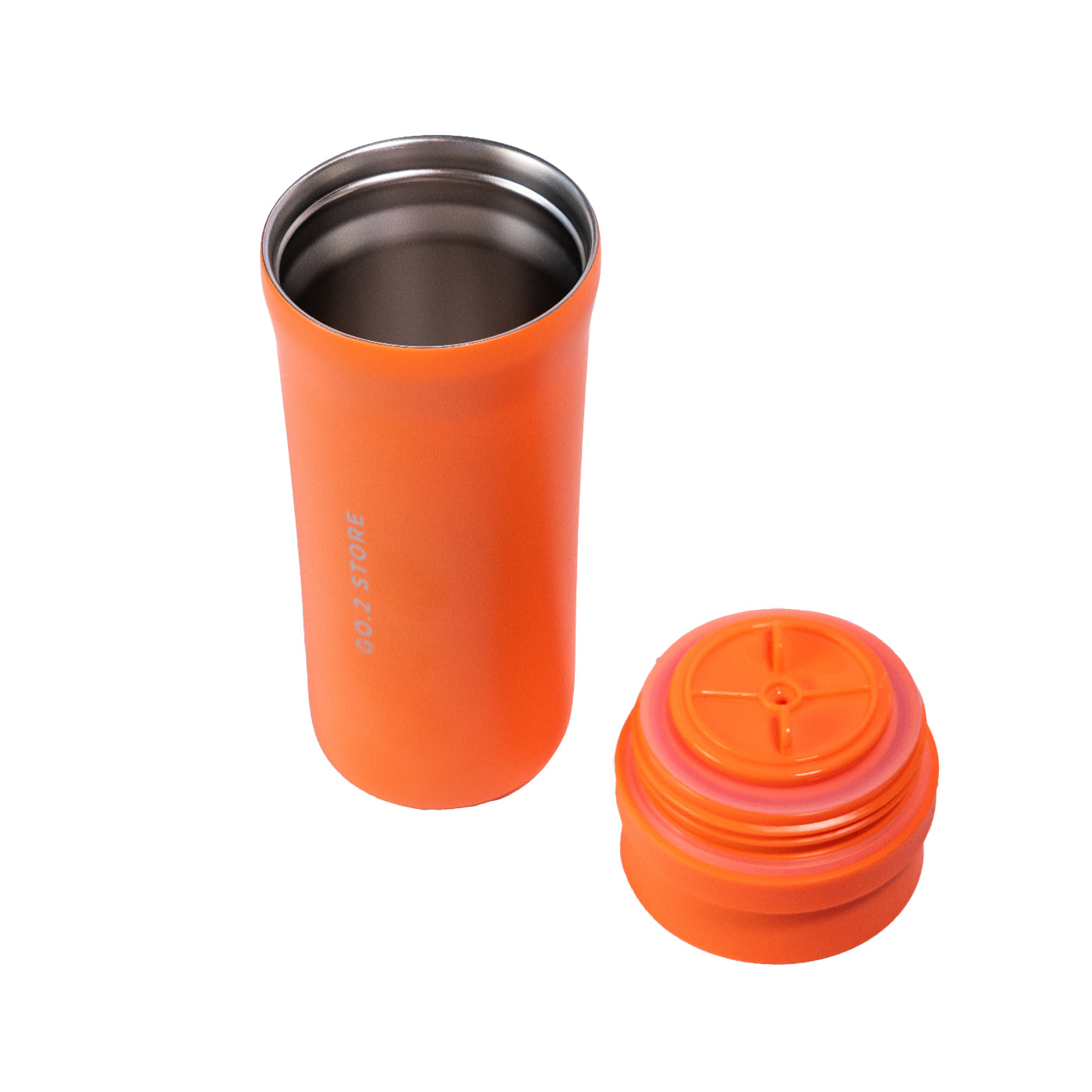 Mug Termico de Acero Inoxidable para Cafe con Tapa Antigoteo | 480 ml Reutilizable