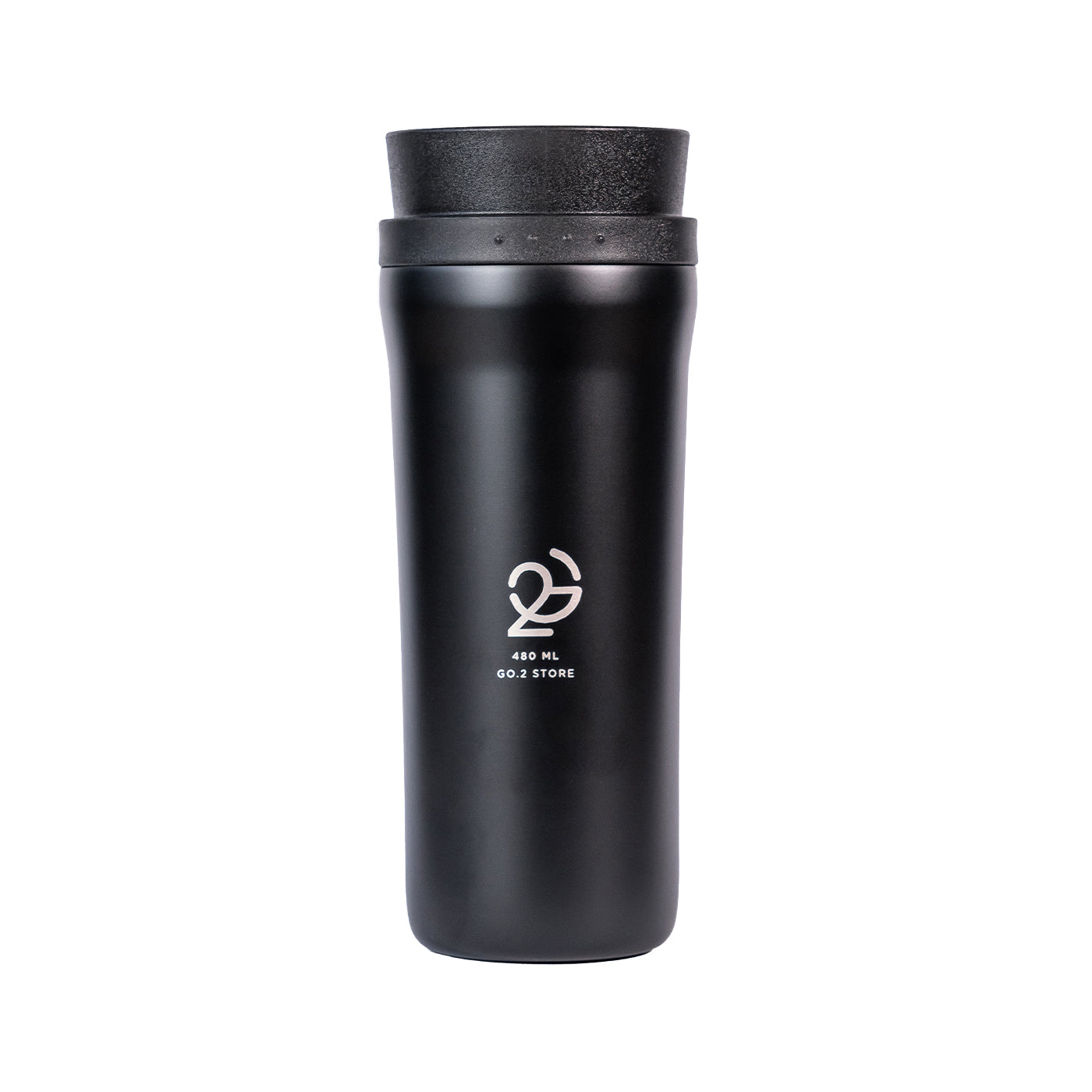 Mug Termico de Acero Inoxidable para Cafe con Tapa Antigoteo | 480 ml Reutilizable