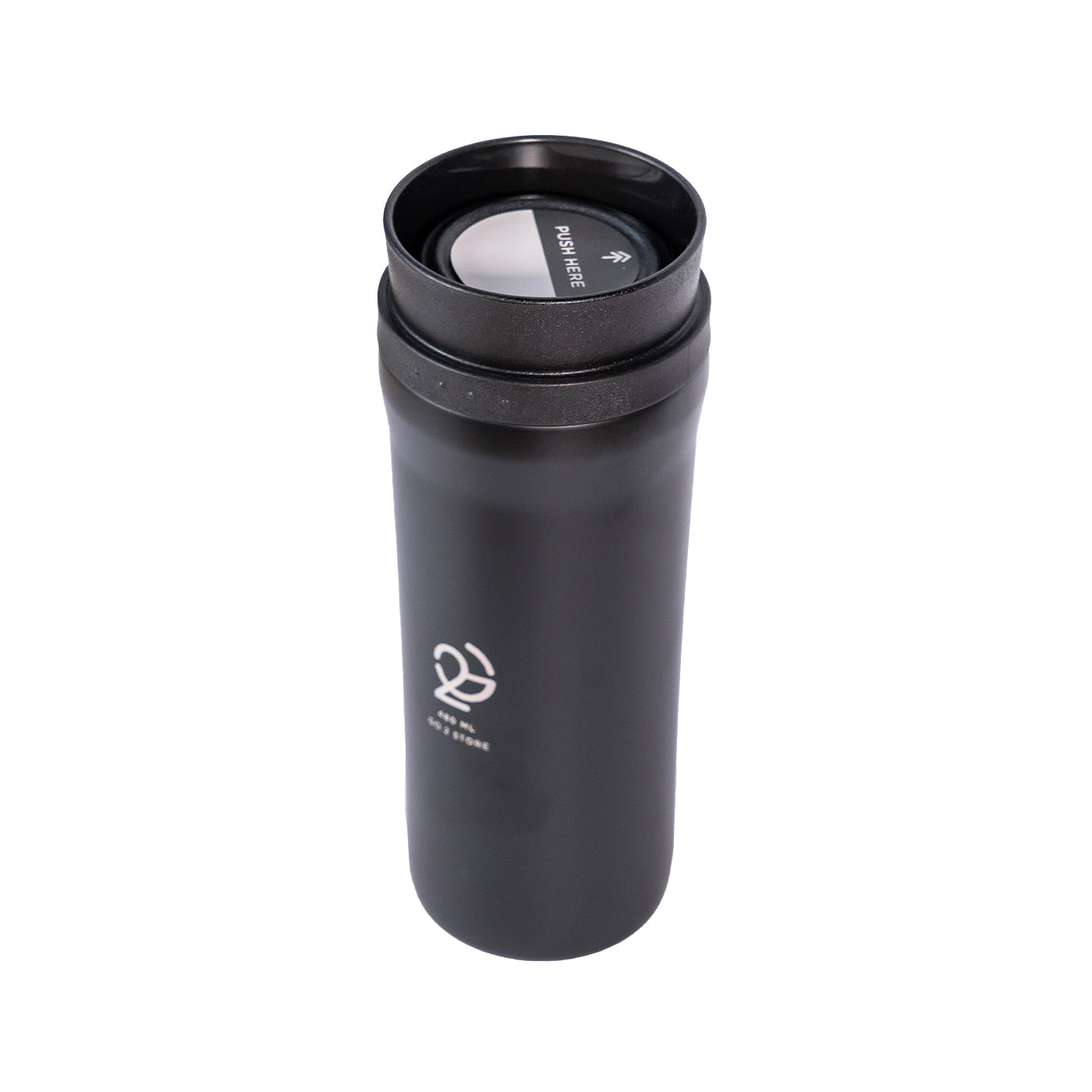 Mug Termico de Acero Inoxidable para Cafe con Tapa Antigoteo | 480 ml Reutilizable